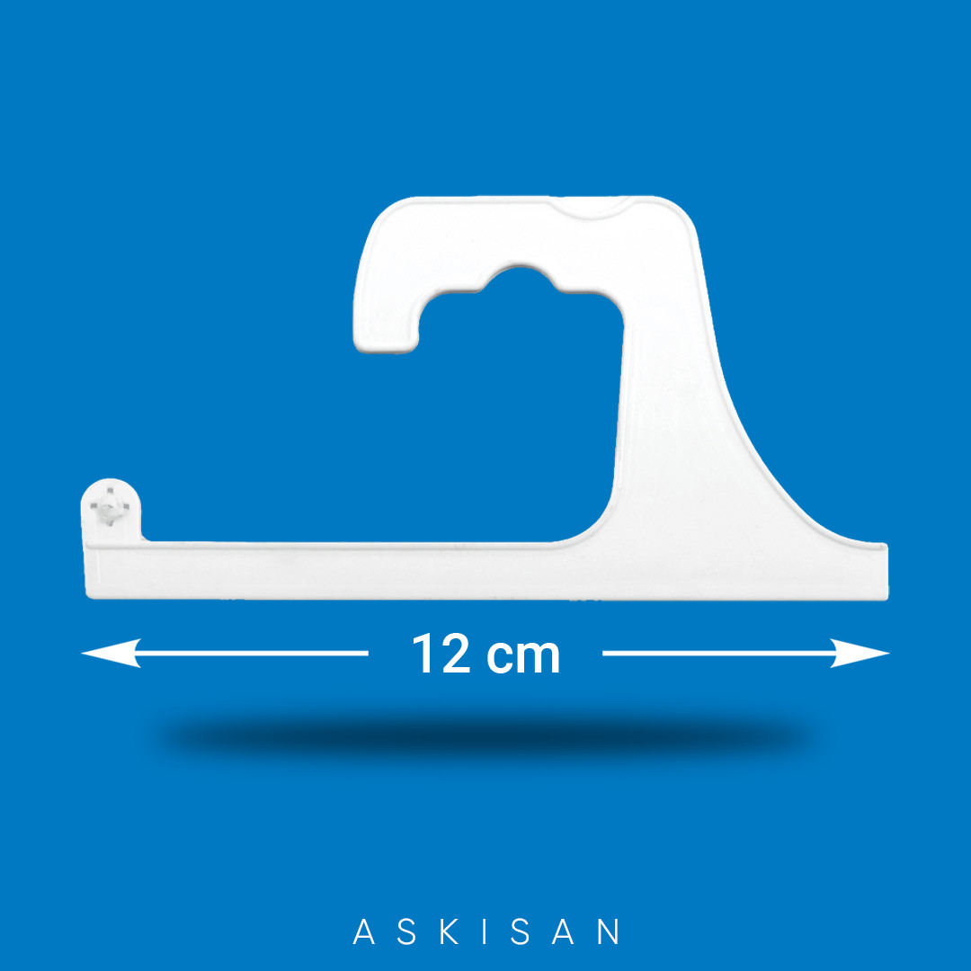 A-1 Kilitli Ambalaj ve Kartela Askısı 12 cm