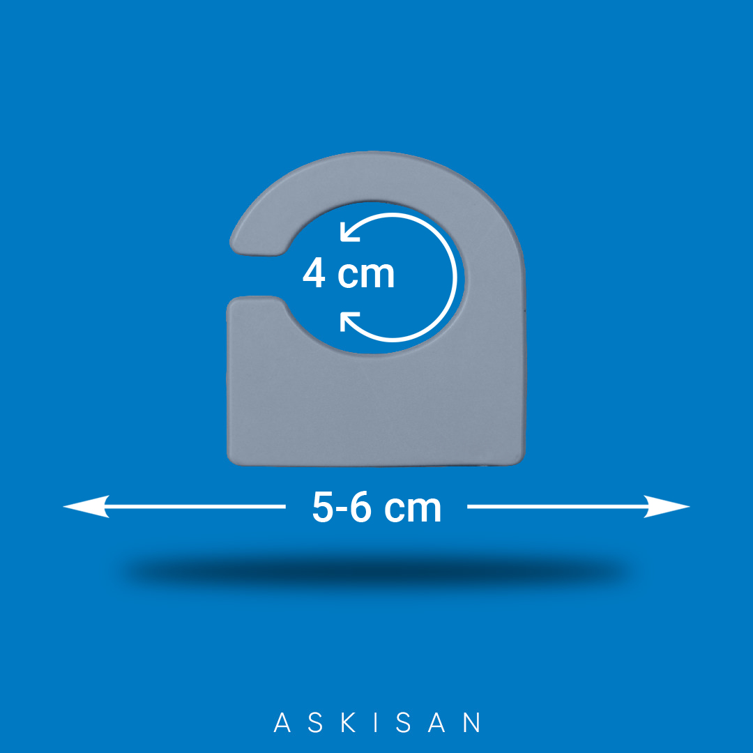 A-141 Ambalaj ve Kartela Askısı 5-6 cm