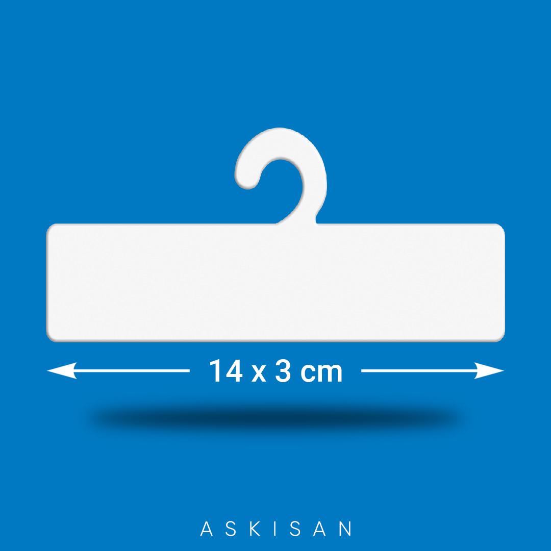 A-164 Ambalaj ve Kartela Askısı 14x3 cm