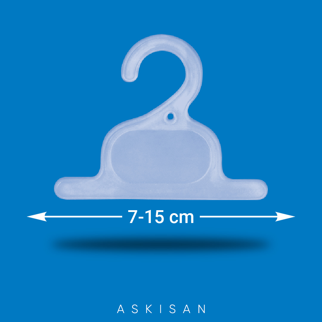 A-50 Ambalaj ve Kartela Askısı 7 cm 15 cm