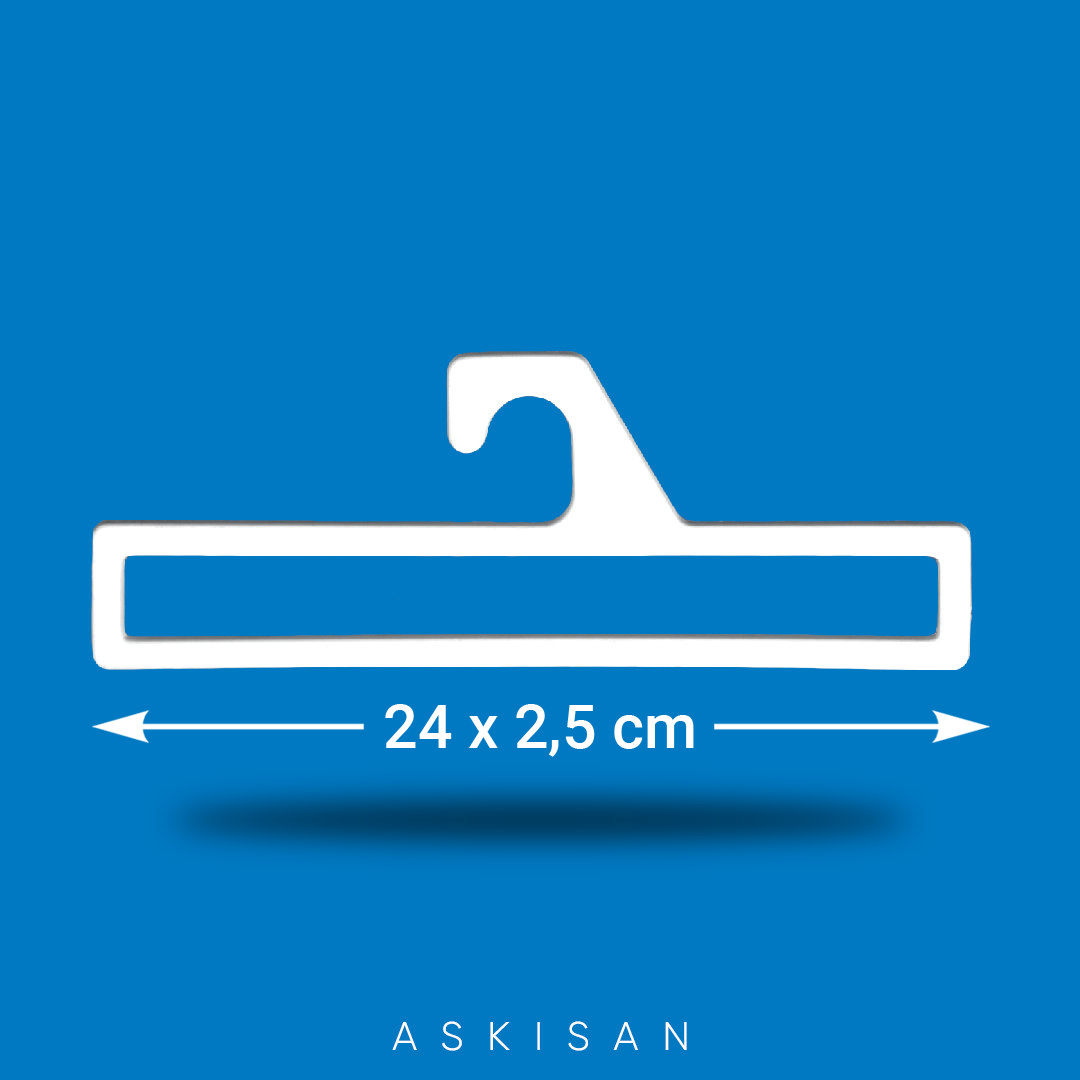 H-11 Havlu ve Perde Askısı 24 cm G - 2,5 cm Y