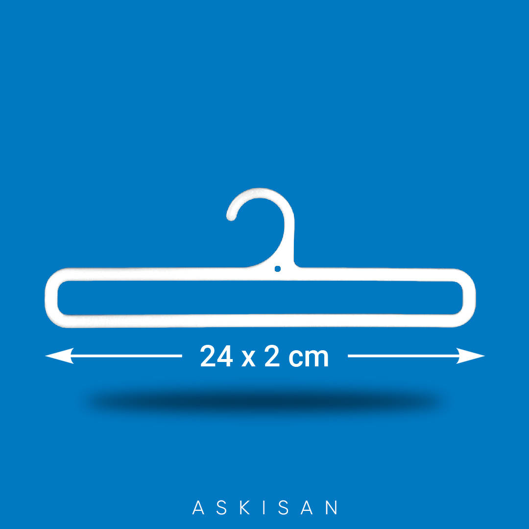 H-13 Havlu ve Perde Askısı 24x2 cm