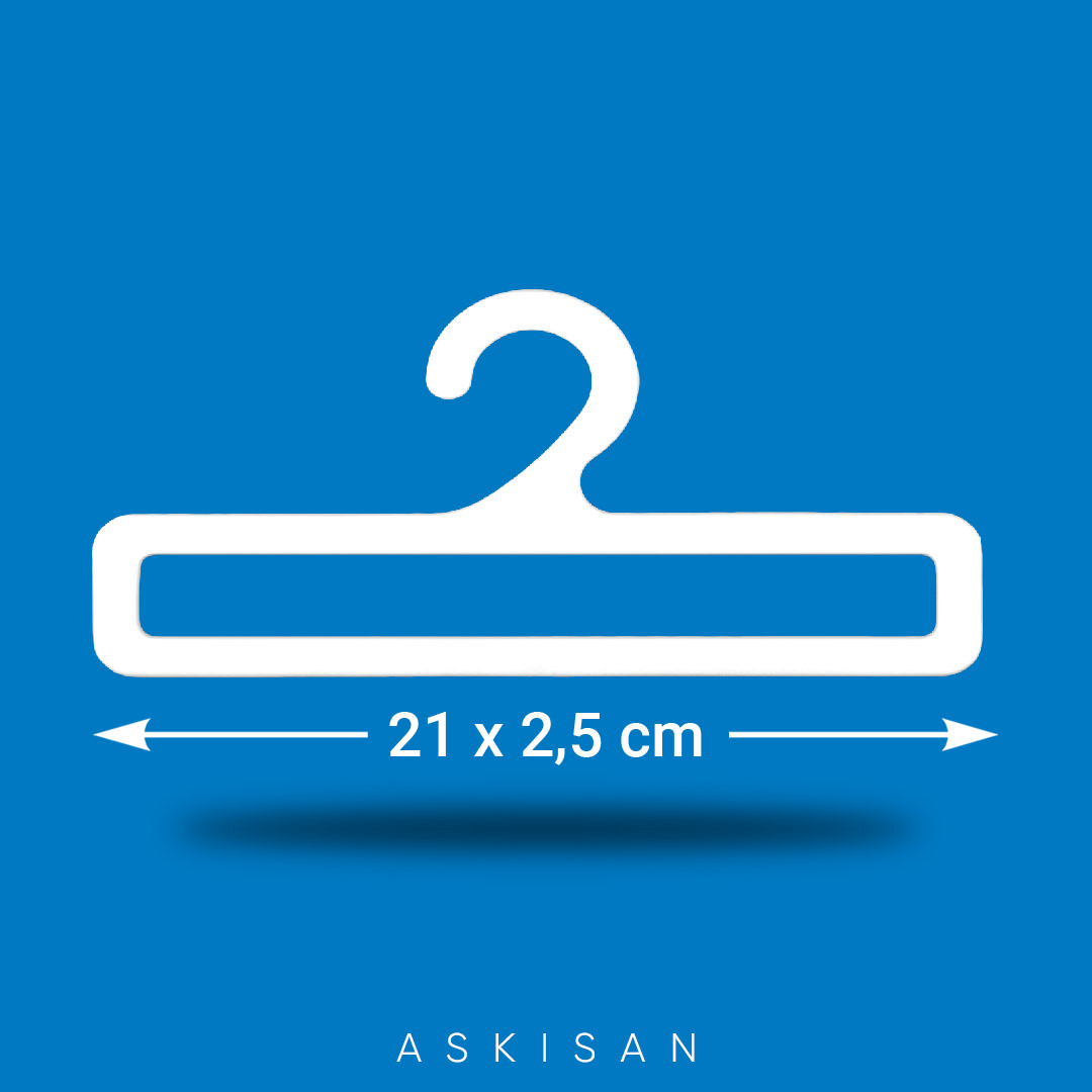 H-45 Havlu ve Perde Askısı 21 cm G - 2,5 cm Y