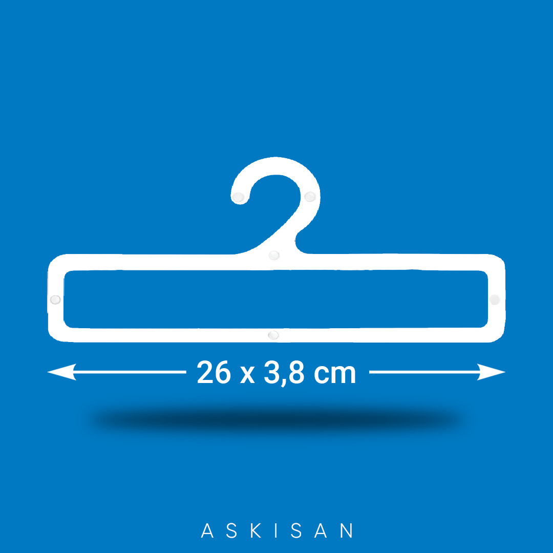 H-5 Havlu ve Perde Askısı 26 cm G - 3,8 cm Y