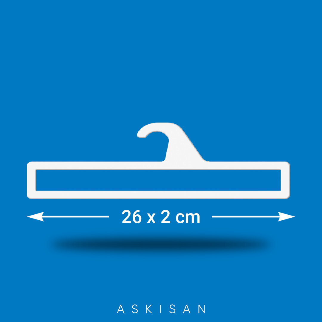 H-59 Havlu ve Perde Askısı 26 cm G - 2 cm Y