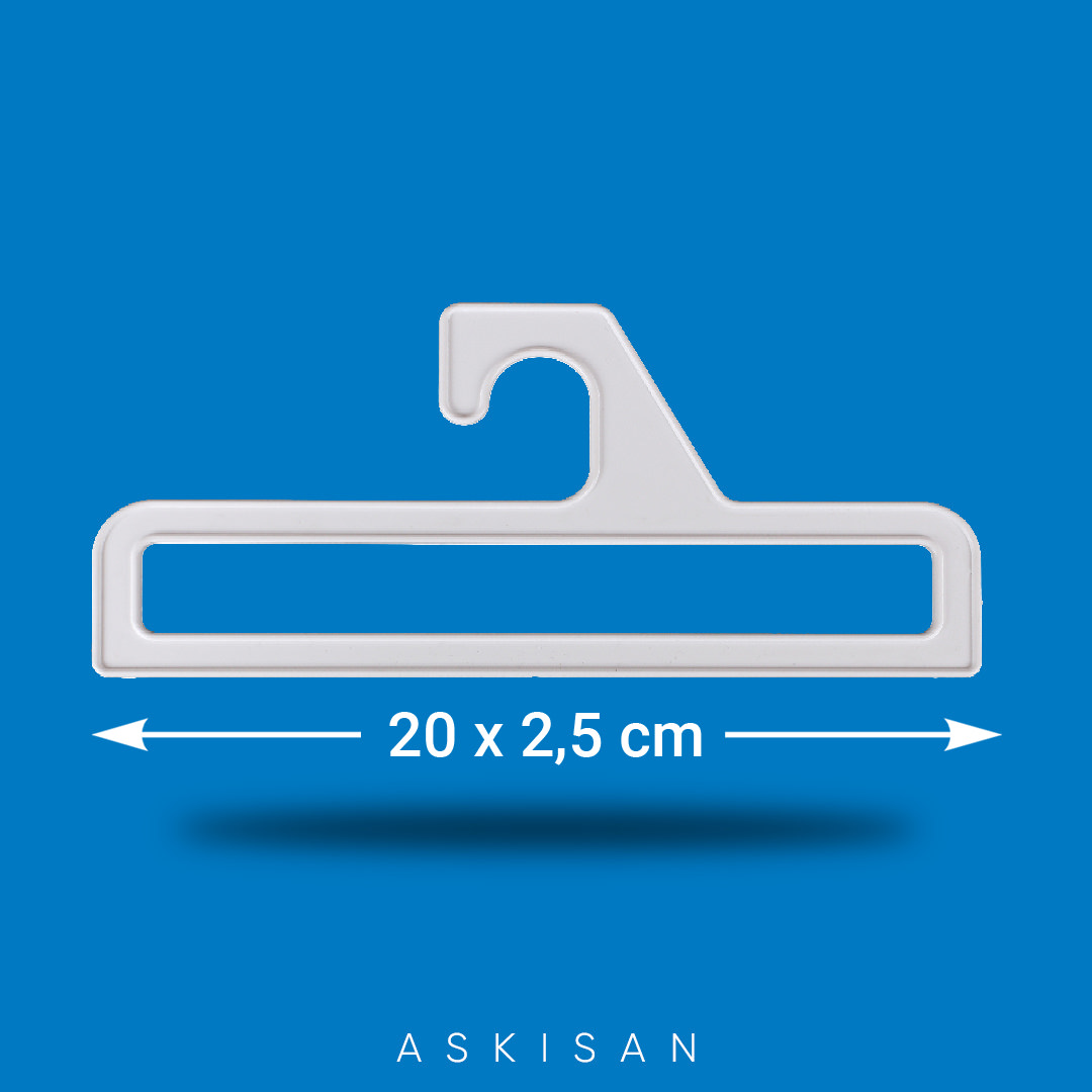 H-60 Havlu ve Perde Askısı 20 cm G - 2,5 cm Y